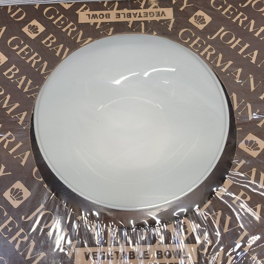 Johann‎ Haviland Silver Wheat Serving Vegetable Bowl Bavaria Germany Dinner 7"